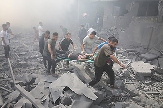 israeli bombardment of gaza from US Peace Council